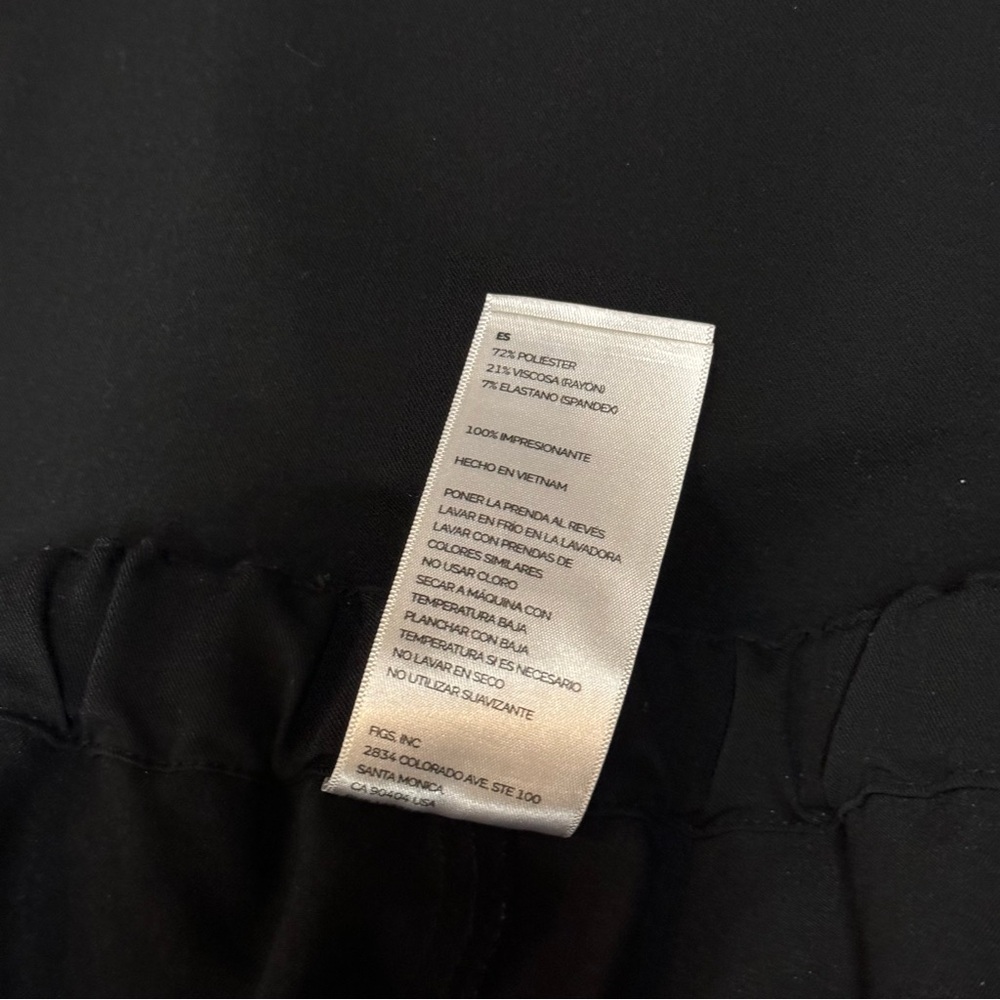 FIGS Technical Collection Mens Scrubs Top XXXL & Bottom XXL Set Black - Picture 16 of 16